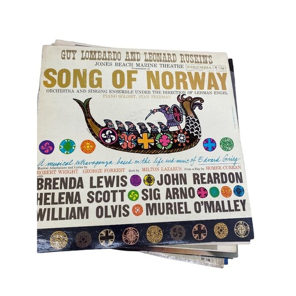 Vintage Songs of Norway Guy Lombardo vinyl record